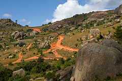Landschaft beim Sibebe Rock