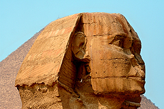 Der Sphinx in Giseh