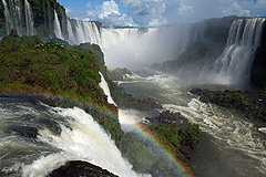 die Iguazu Wassefälle