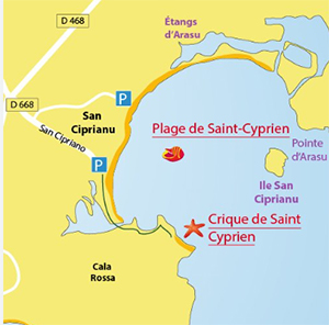 Map Saint Cyprien 2023