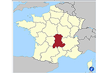 Map Auvergne