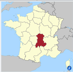 Map Auvergne